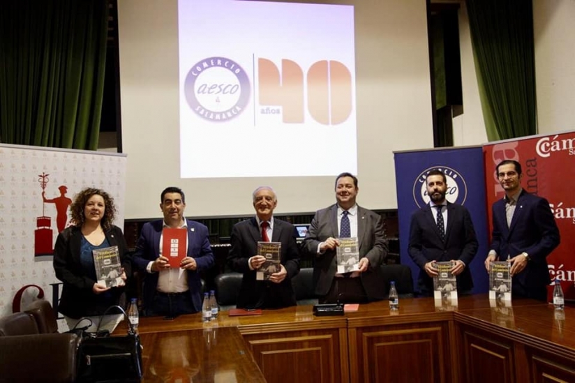 EN EL 40 ANIVERSARIO DE AESCO JOSé LUIS INGELMO PRESENTA 'EL LIBRO DEL COMERCIO DE SALAMANCA'