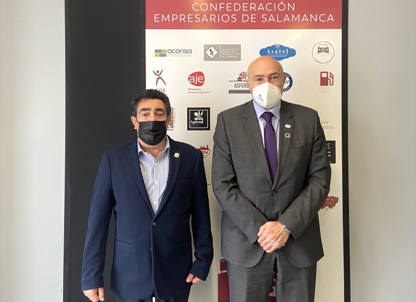CES RECIBE LA VISITA DE JOSé MARíA TORRES, PRESIDENTE DE LA PATRONAL NACIONAL DE PYMES, CONPYMES 