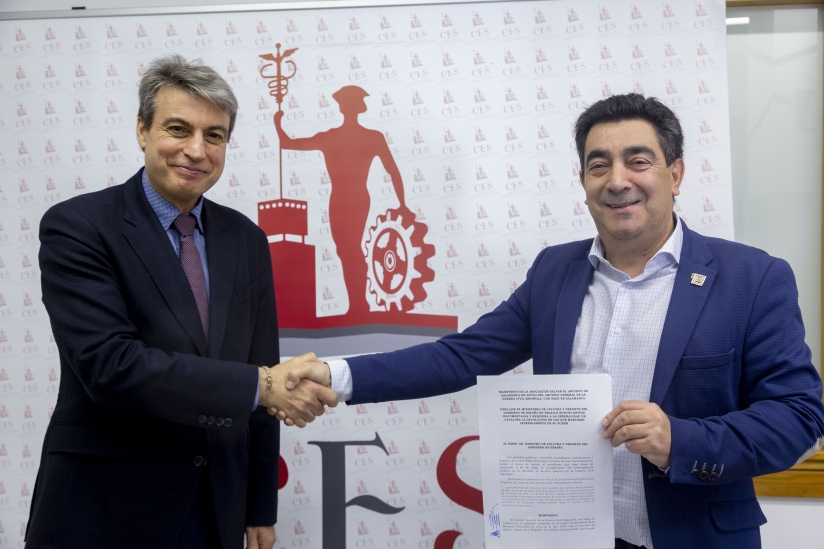 CES firma el Manifiesto para Salvar el Archivo de Salamanca