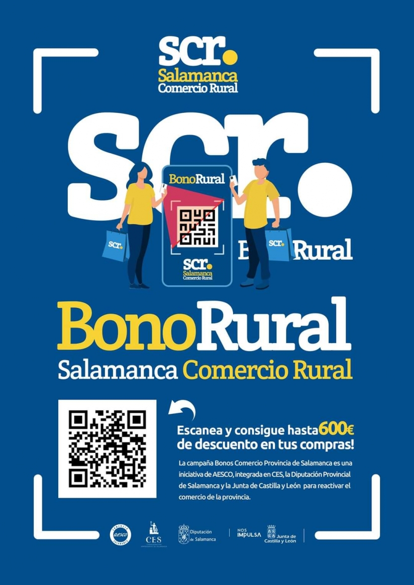 AESCO, Diputación y Junta lanzan de nuevo el Bono Rural para reactivar el comercio de la provincia