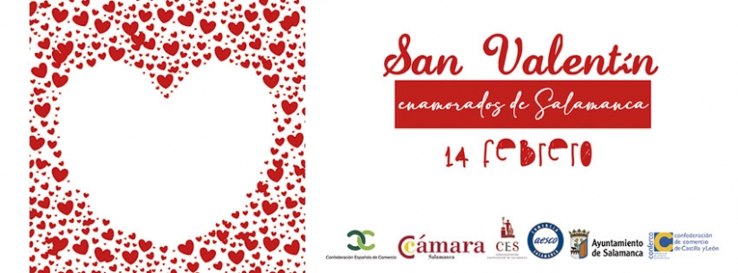 AESCO lanza la campaña ‘Enamorados de Salamanca’ por San Valentín para promocionar el comercio