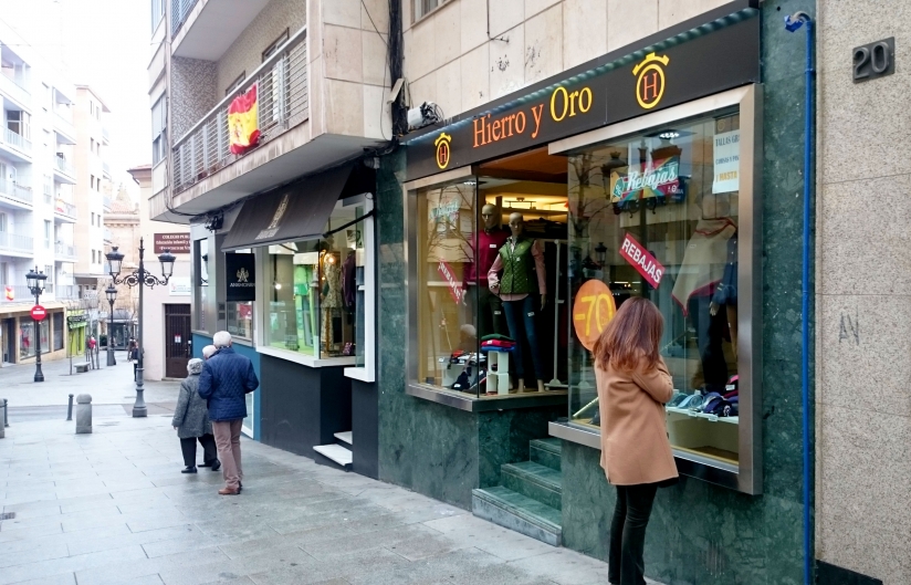 VENTAS MODERADAS Y DISCRETAS EN EL COMERCIO SALMANTINO DURANTE LOS PRIMEROS DíAS DE REBAJAS