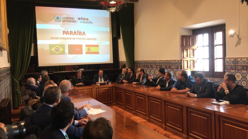 GRAN ACOGIDA EMPRESARIAL AL GOBERNADOR DEL ESTADO BRASILEñO DE PARAíBA