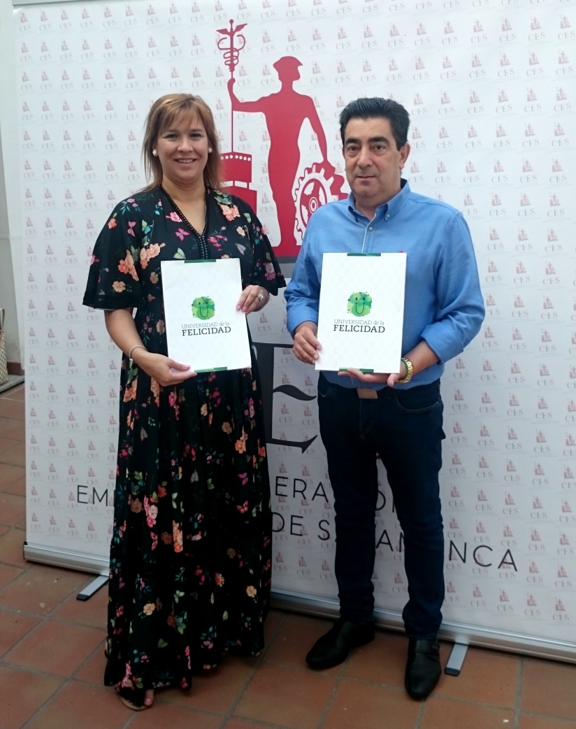 CONVENIO ENTRE CES Y UNIVERSIDAD DE LA FELICIDAD PARA FORMAR A EMPRESARIOS EN HABILIDADES SOCIALES