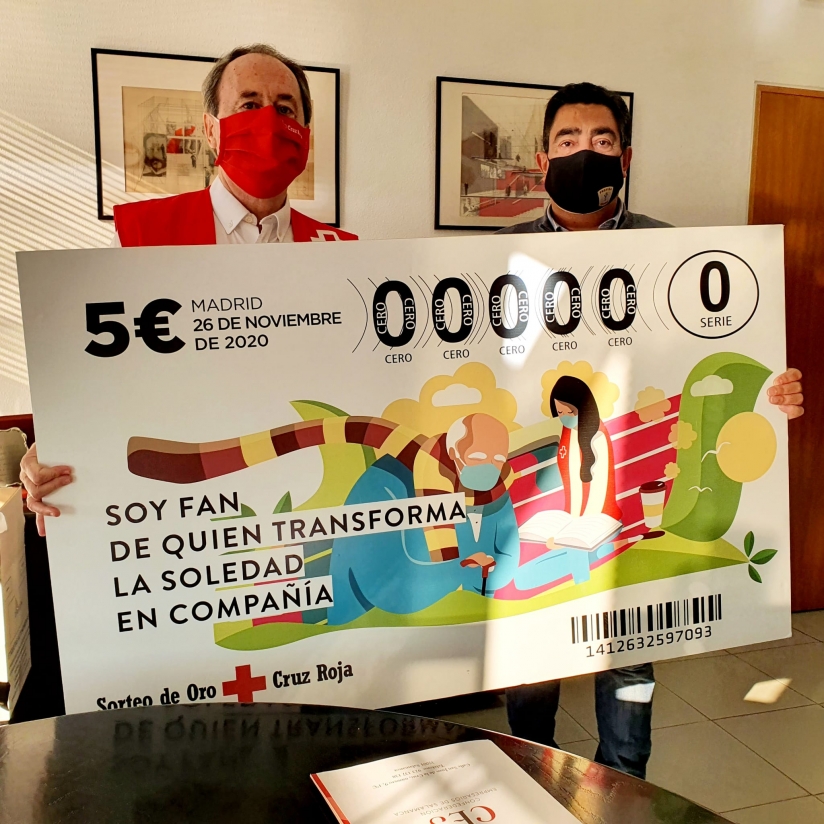 CES SE HACE FAN DEL SORTEO DE ORO DE CRUZ ROJA