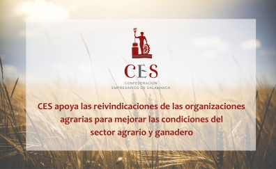 CES apoya las reivindicaciones de las organizaciones agrarias 
