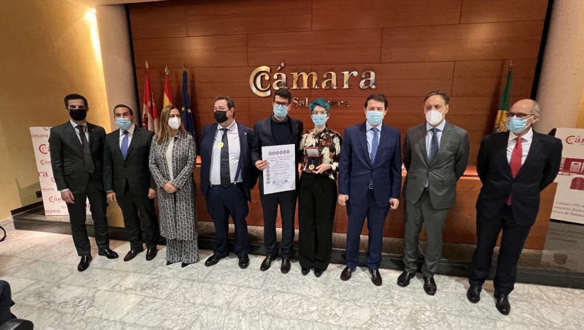 LA CáMARA DE SALAMANCA CONCEDE A TíTULO PóSTUMO LA MEDALLA AL MéRITO EMPRESARIAL A FRANCISCO CRESPO