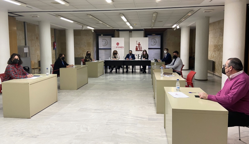 CES TRASLADA LAS NECESIDADES DEL EMPRESARIADO SALMANTINO A LOS CANDIDATOS DEL PSOE