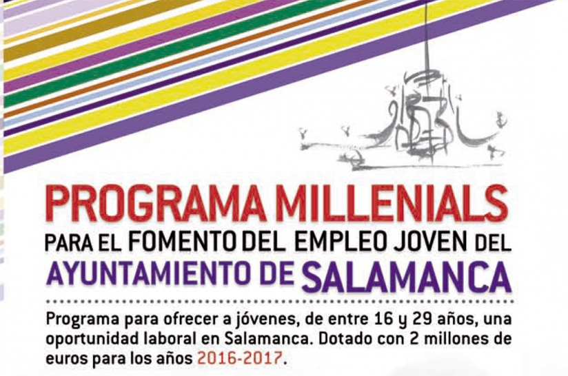ESTE VIERNES FINALIZA EL PLAZO DE LA SEGUNDA CONVOCATORIA DEL PROGRAMA MILLENIALS