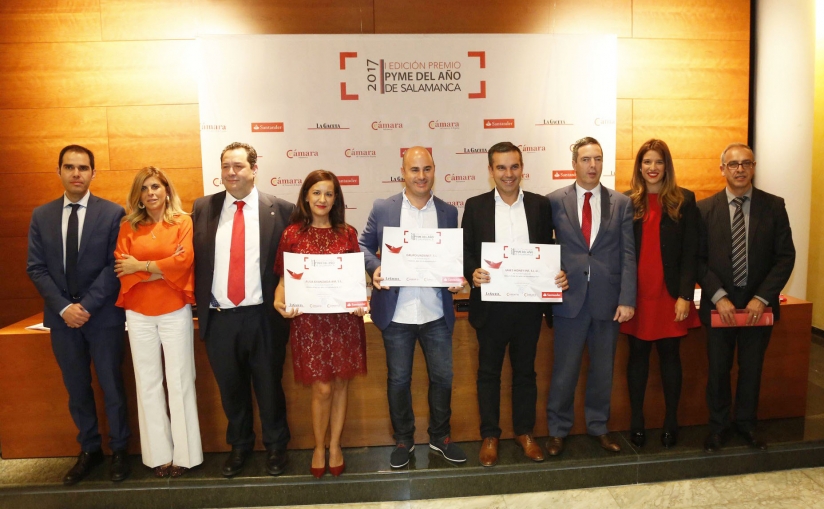 LA CáMARA DE COMERCIO DE SALAMANCA Y BANCO SANTANDER CONVOCAN EL PREMIO PYME DEL AñO 2018