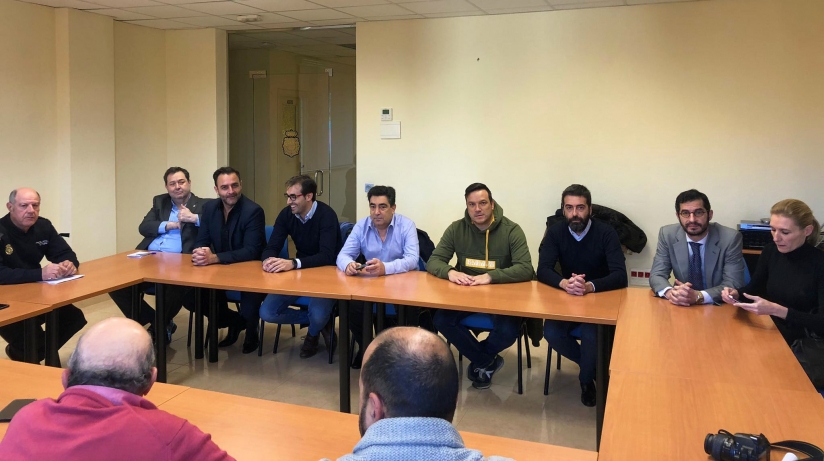 CáMARA DE COMERCIO, CES, AESCO, AEHS Y POLICíA NACIONAL COORDINAN LA SEGURIDAD PARA LA NAVIDAD